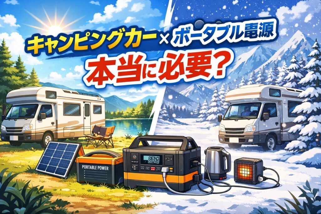 ポータブル電源の記事のアイキャッチ画像