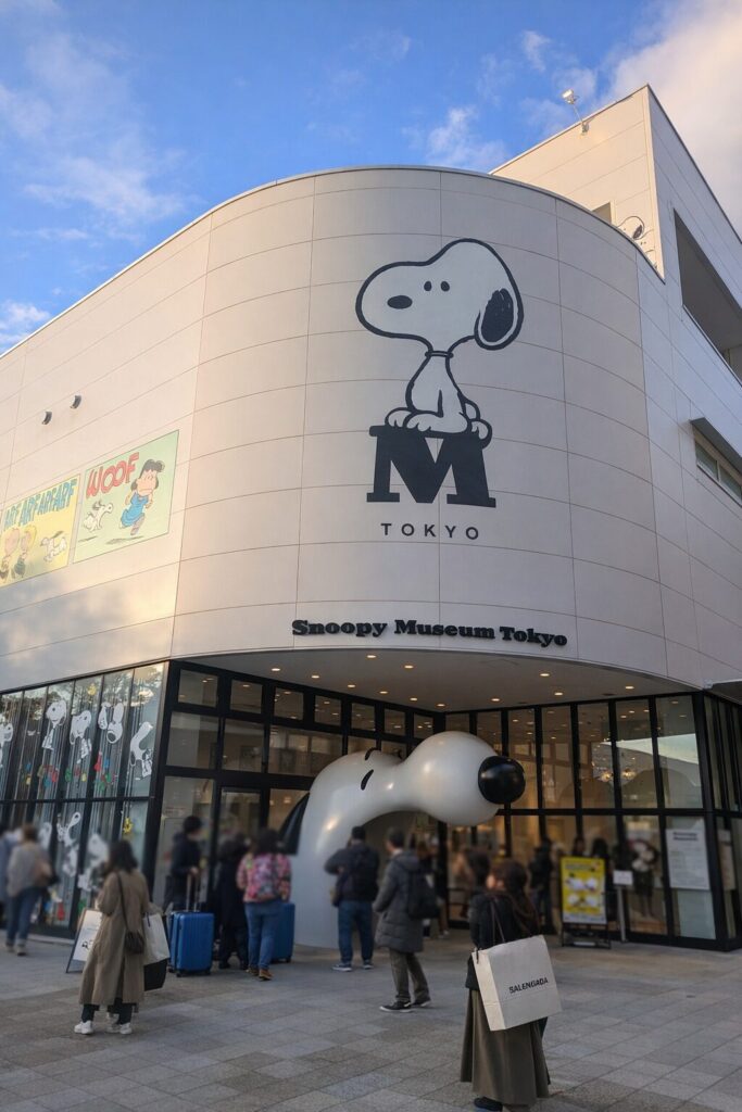 スヌーピーミュージアムの入口
